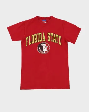 00s Champion Florida State Red Graphic T-Shirt - S