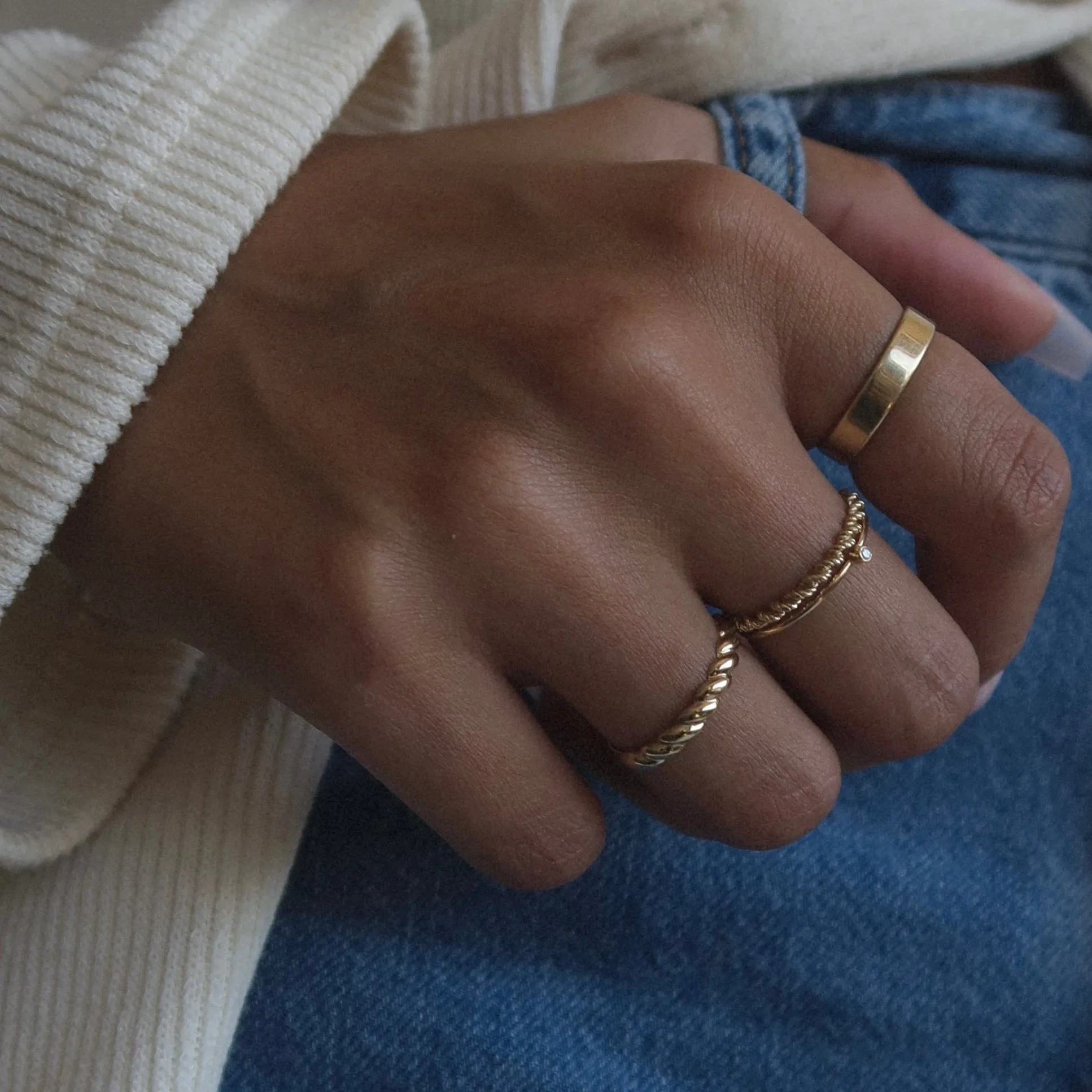 14k Desiree Stacking Ring