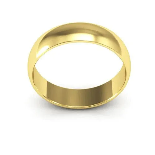 14K Y Gold 5mm Wedding Band 5.0grms