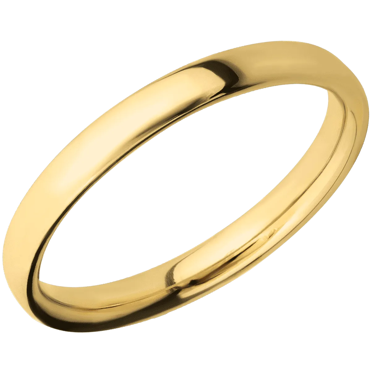 14K Yellow Gold with Polish Finish