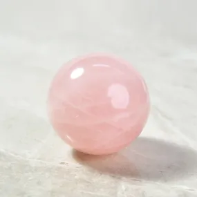 1.6 Rose Quartz Sphere Natural Gemstone Carving