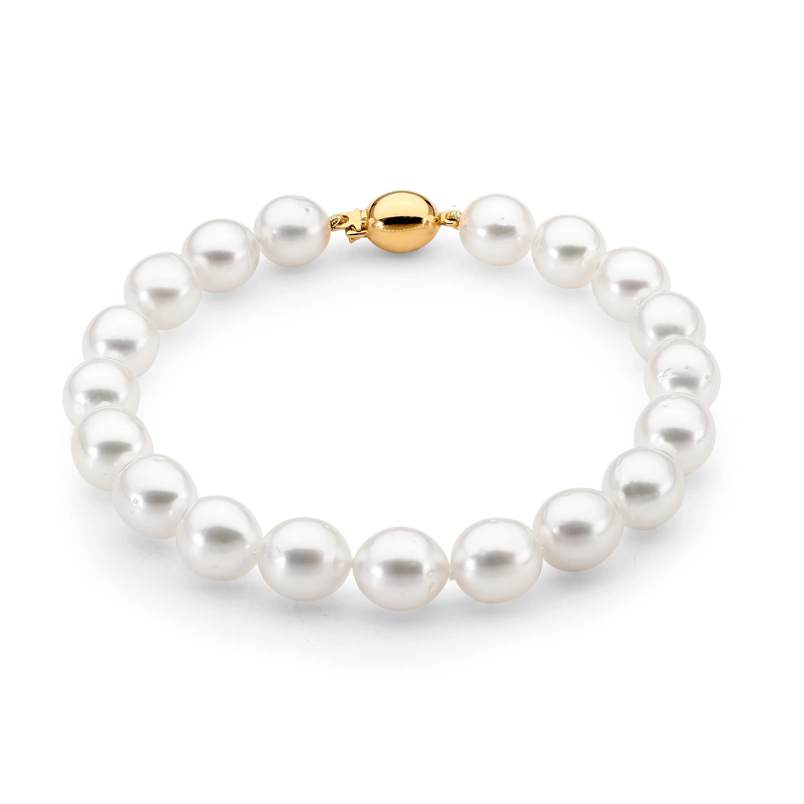 18ct Yellow Gold Pearl Strand