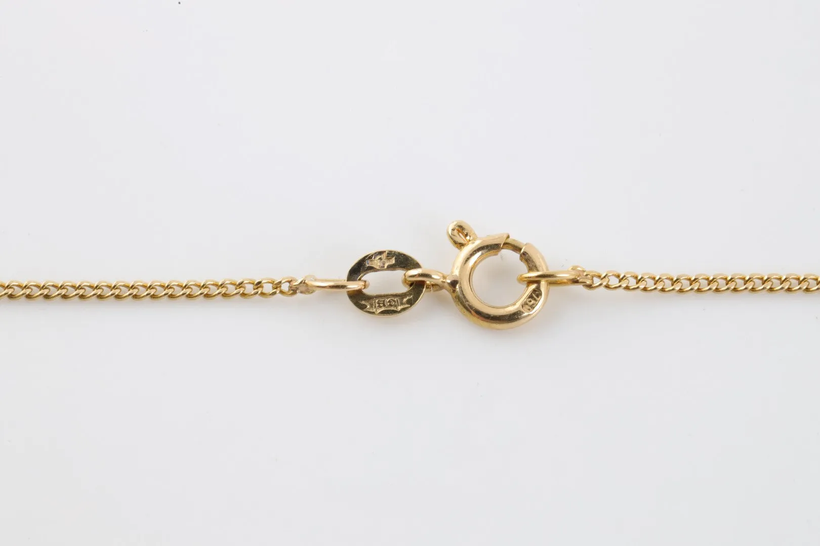 25" 18k Yellow Gold Station Necklace (4.53g.)