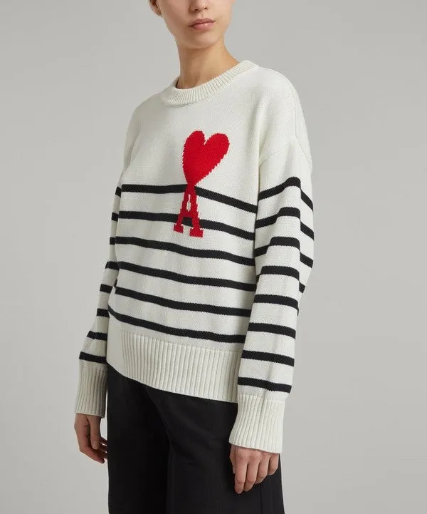 Ami Alexandre Mattiussi Love Printed Sweater S 2AM23