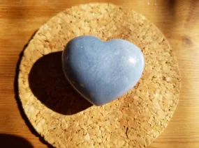 Angelite Heart Stone