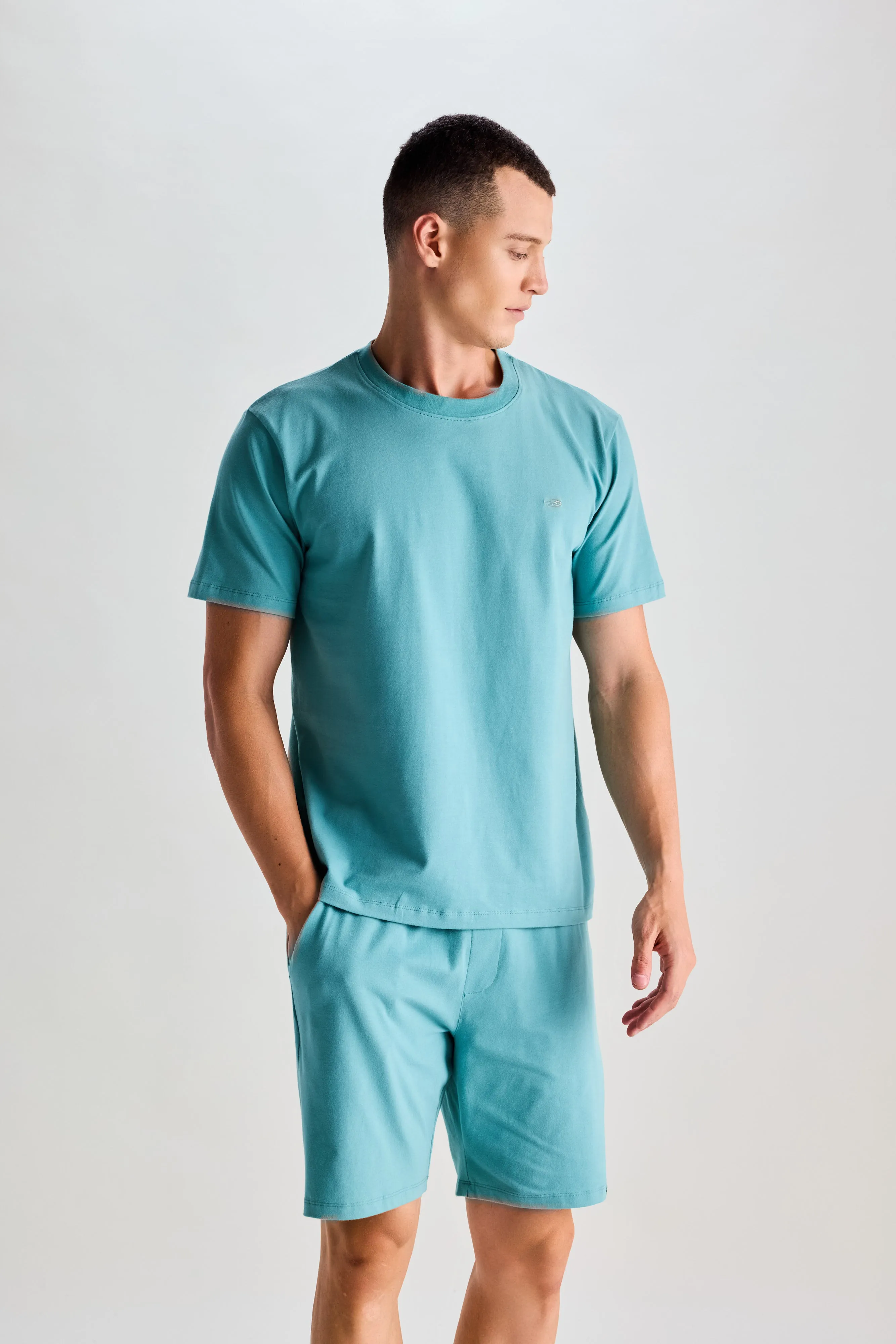 Aqua Green Ultra Soft Stretch Co-Ords