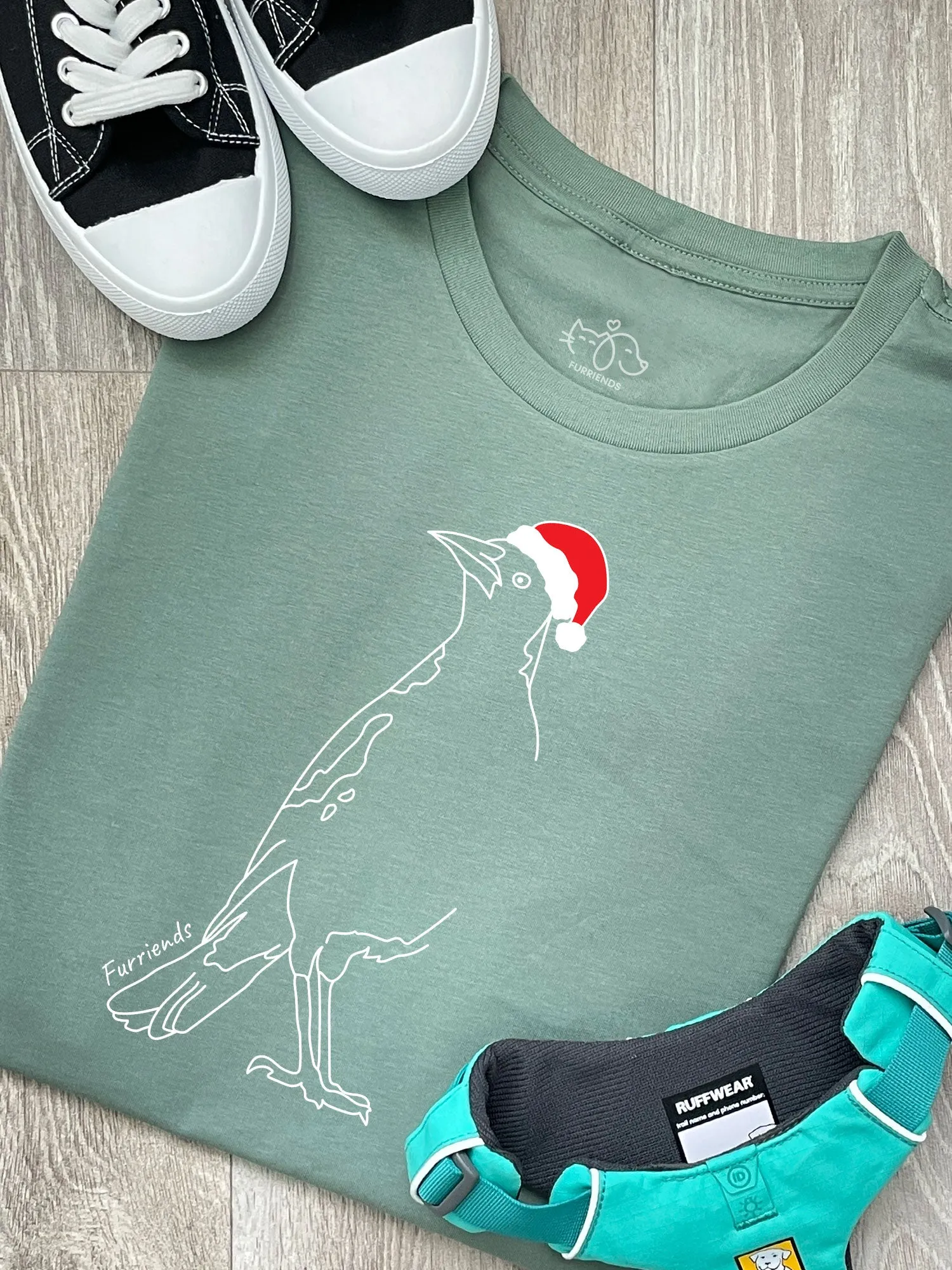 Australian Magpie - Christmas Edition Ava Women's Regular Fit Tee