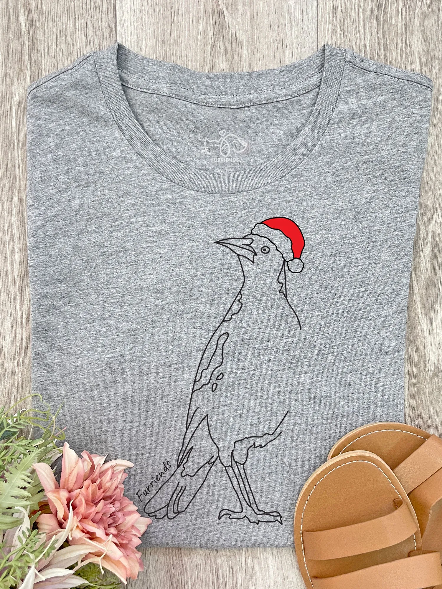 Australian Magpie - Christmas Edition Ava Women's Regular Fit Tee