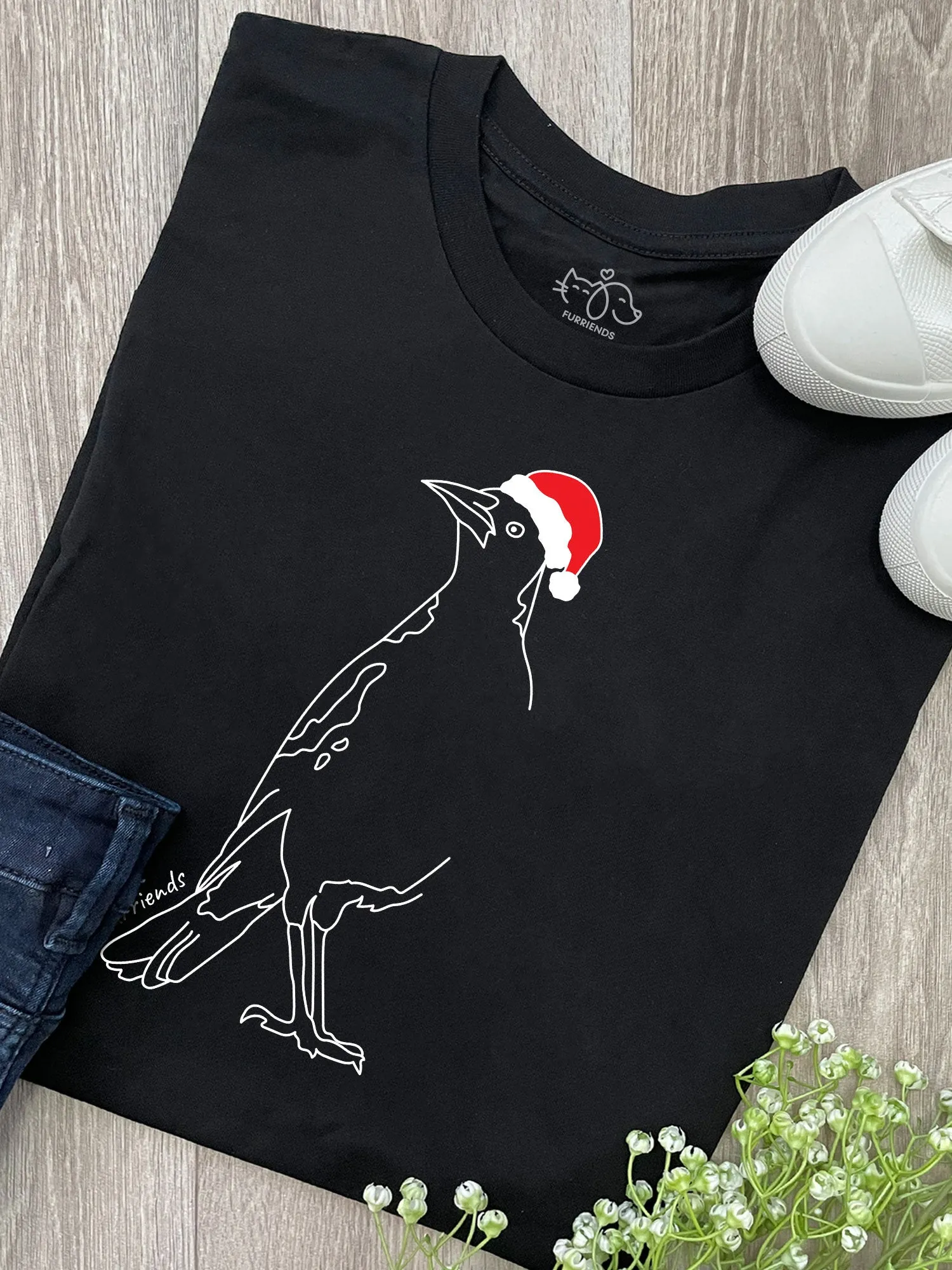 Australian Magpie - Christmas Edition Ava Women's Regular Fit Tee