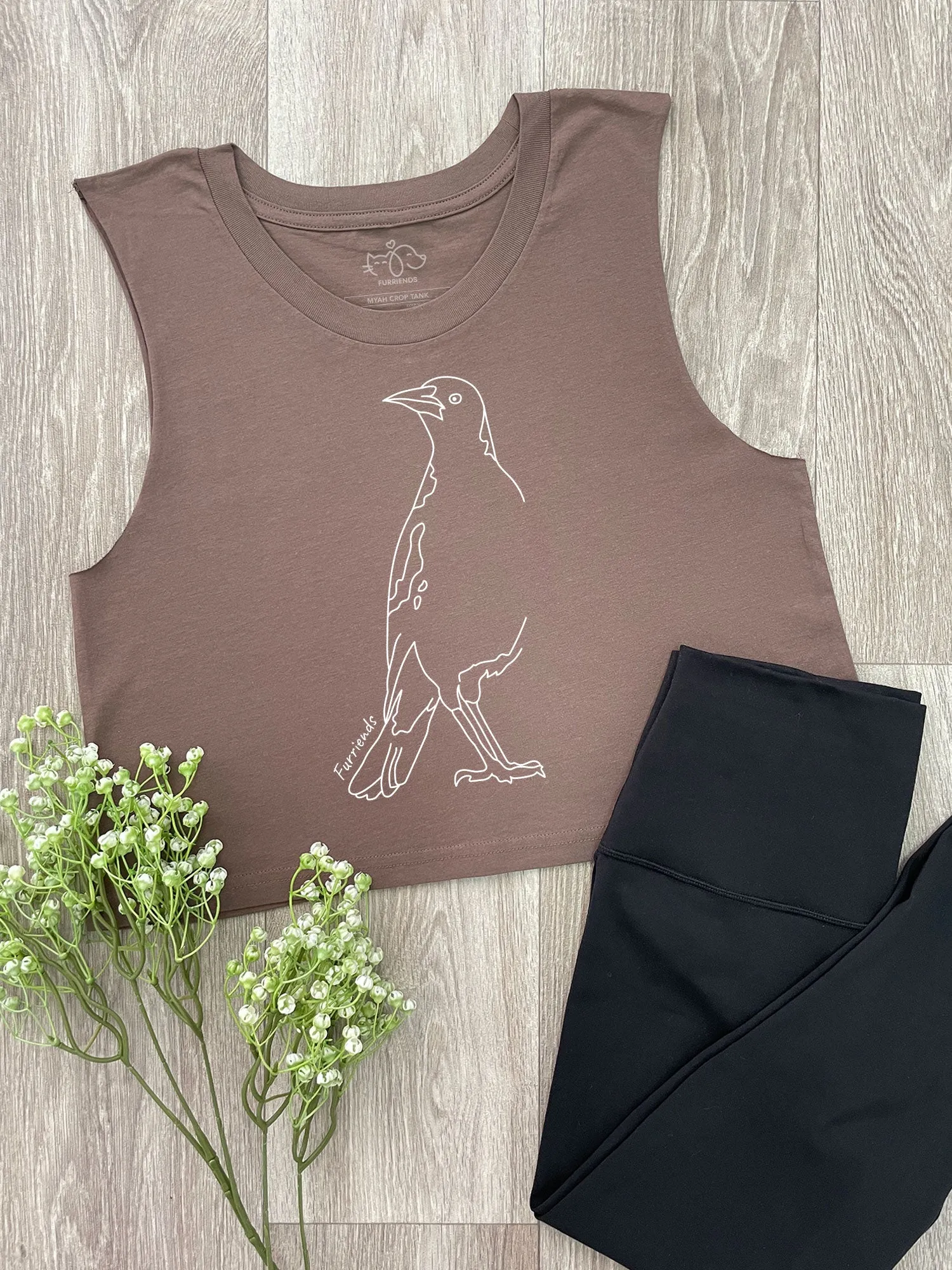 Australian Magpie Myah Crop Tank