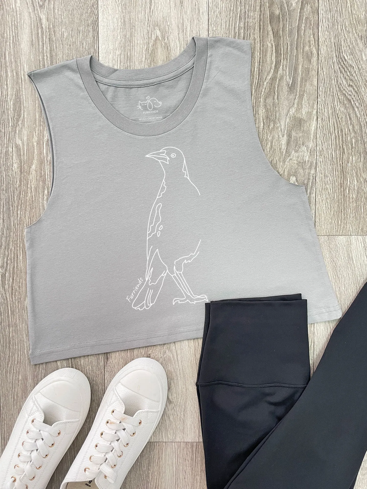 Australian Magpie Myah Crop Tank