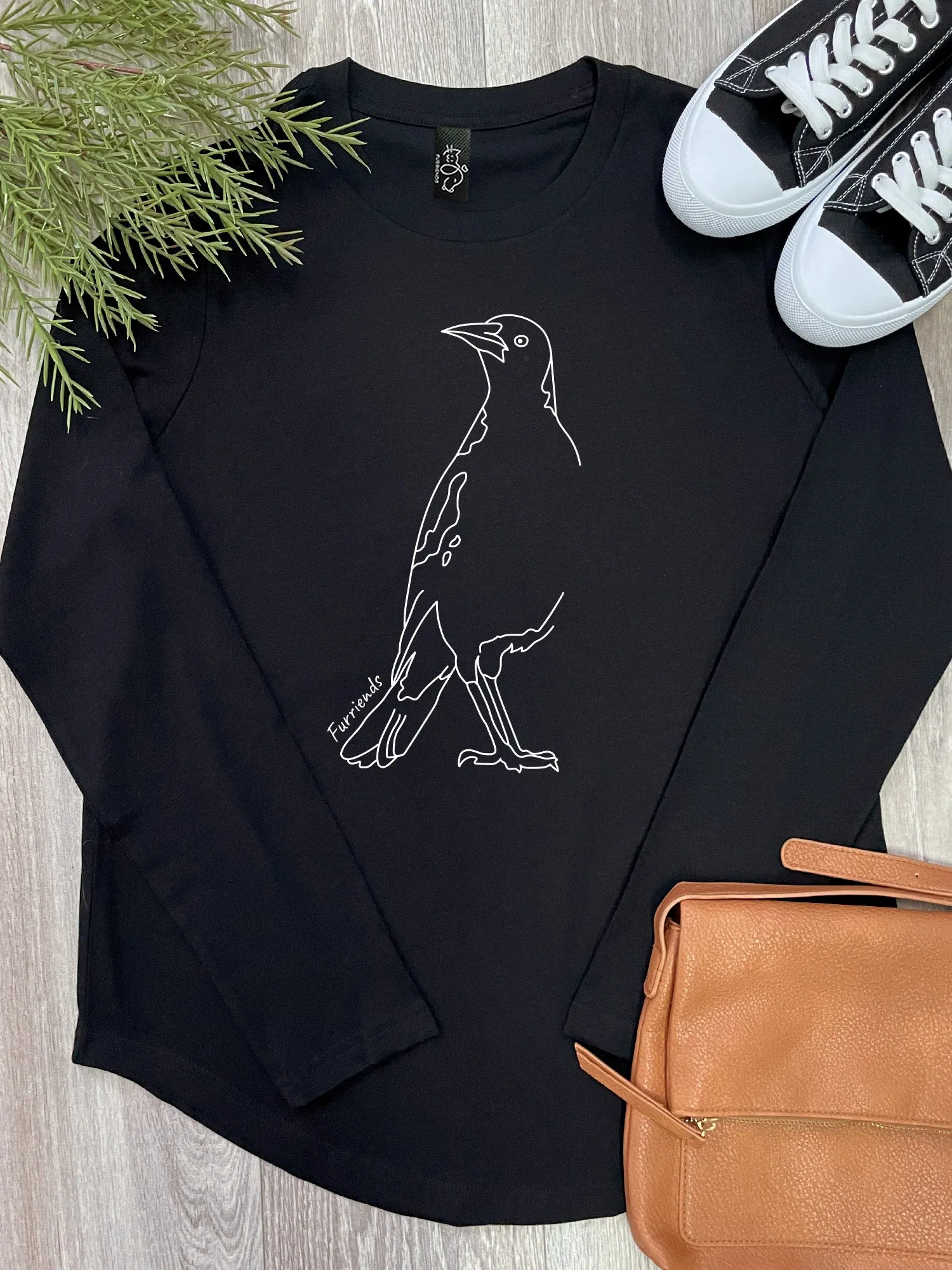 Australian Magpie Olivia Long Sleeve Tee