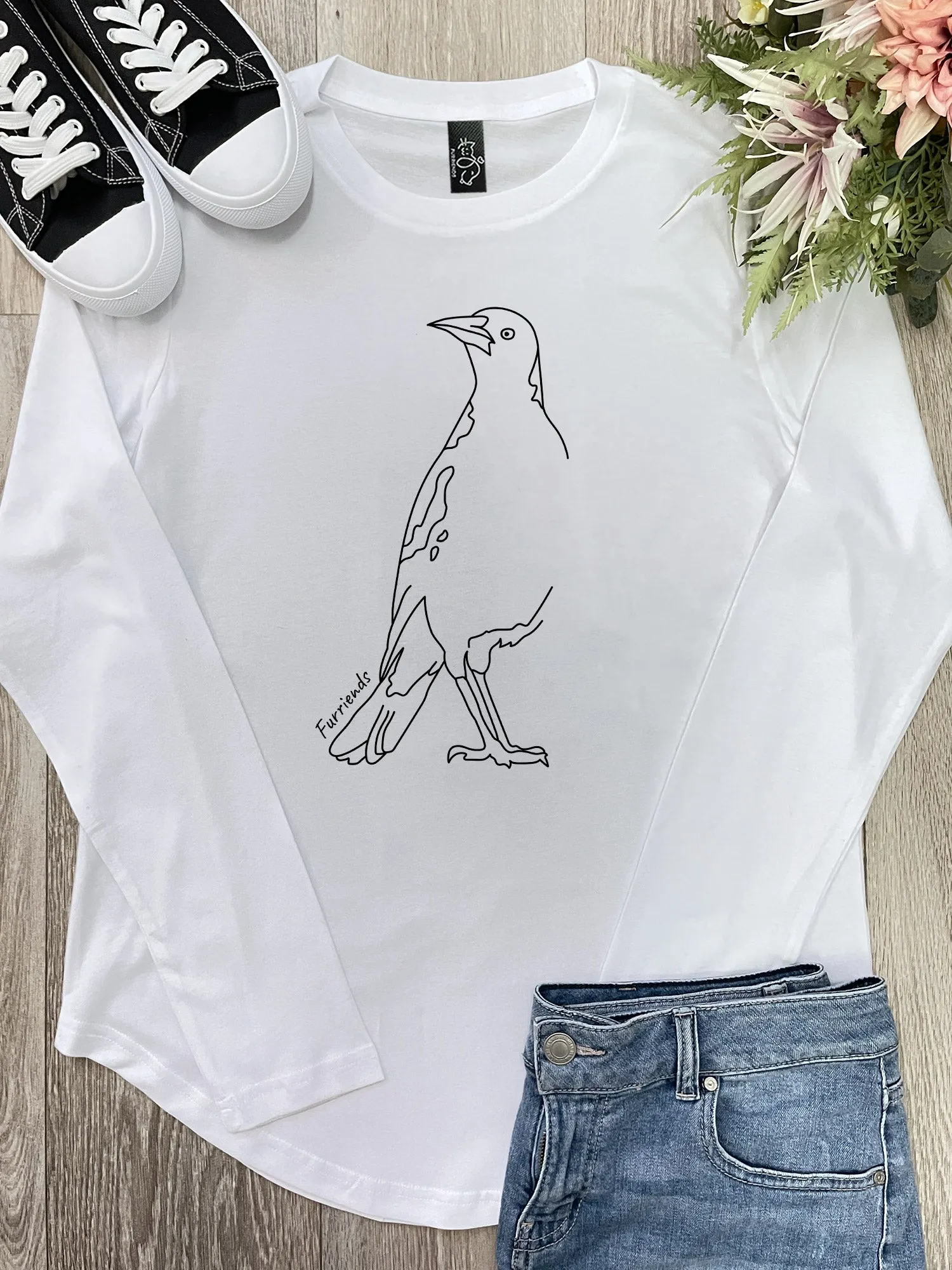 Australian Magpie Olivia Long Sleeve Tee