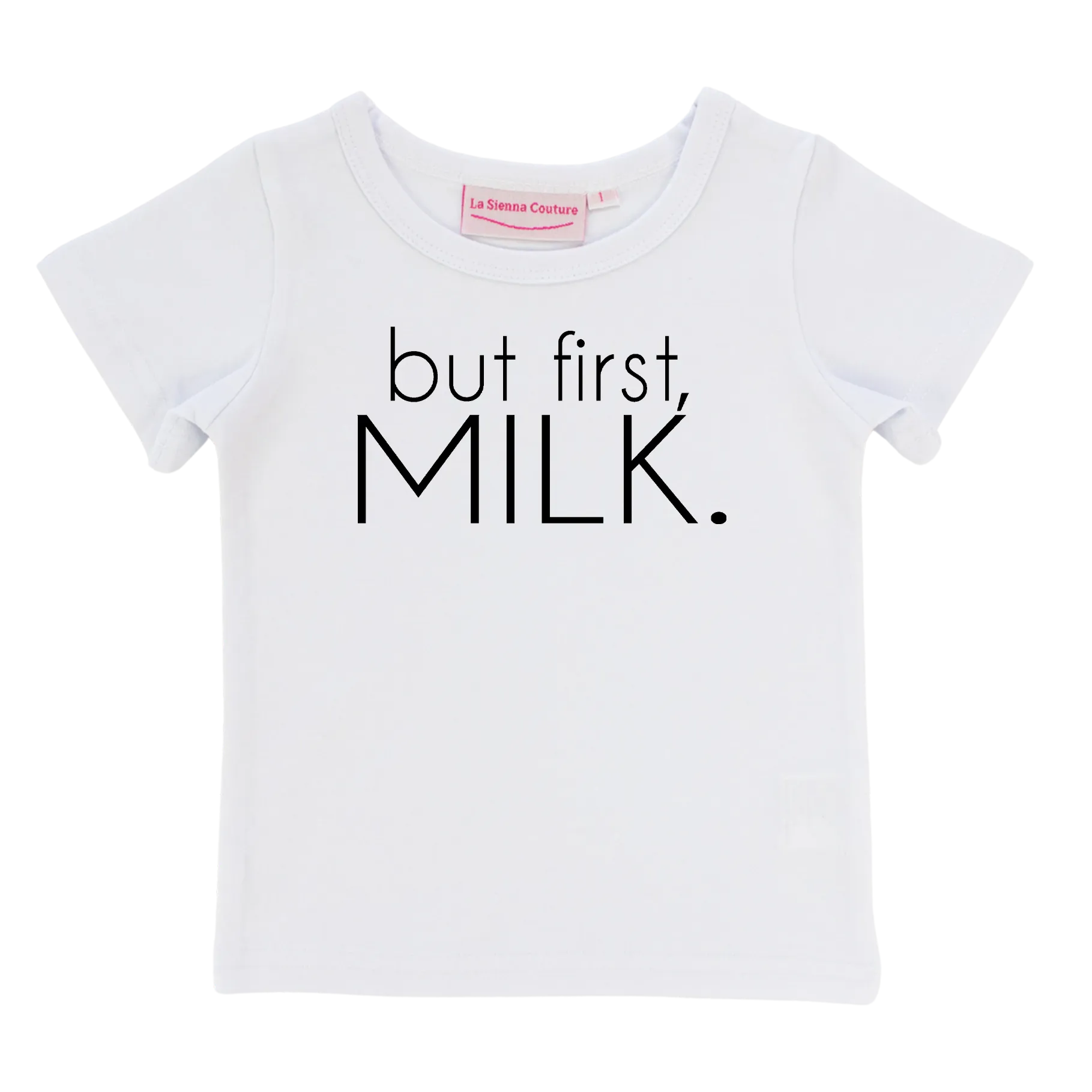 But First, MILK. - Custom Unisex Tee