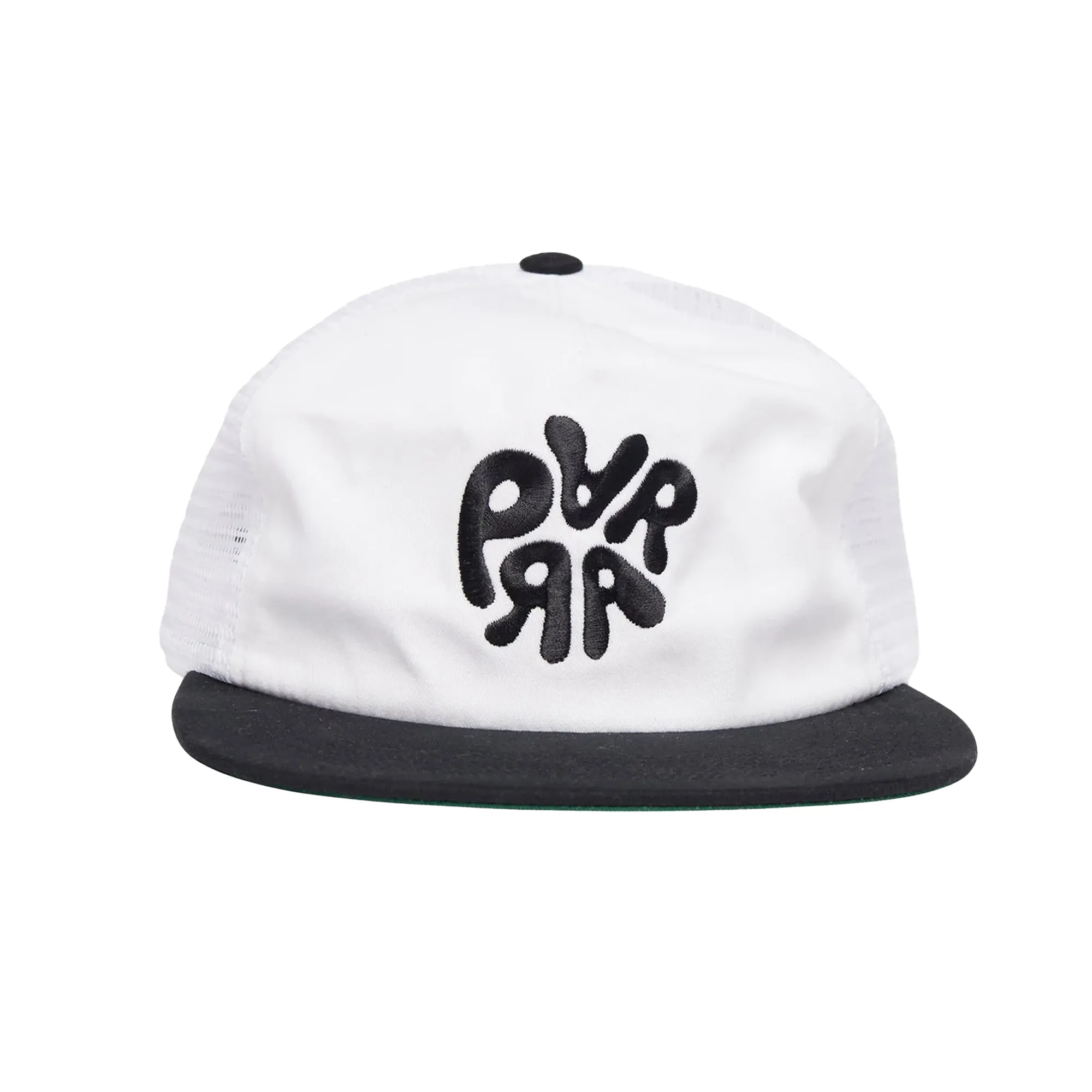 By Parra 1976 Logo 5 Panel Hat White 50155