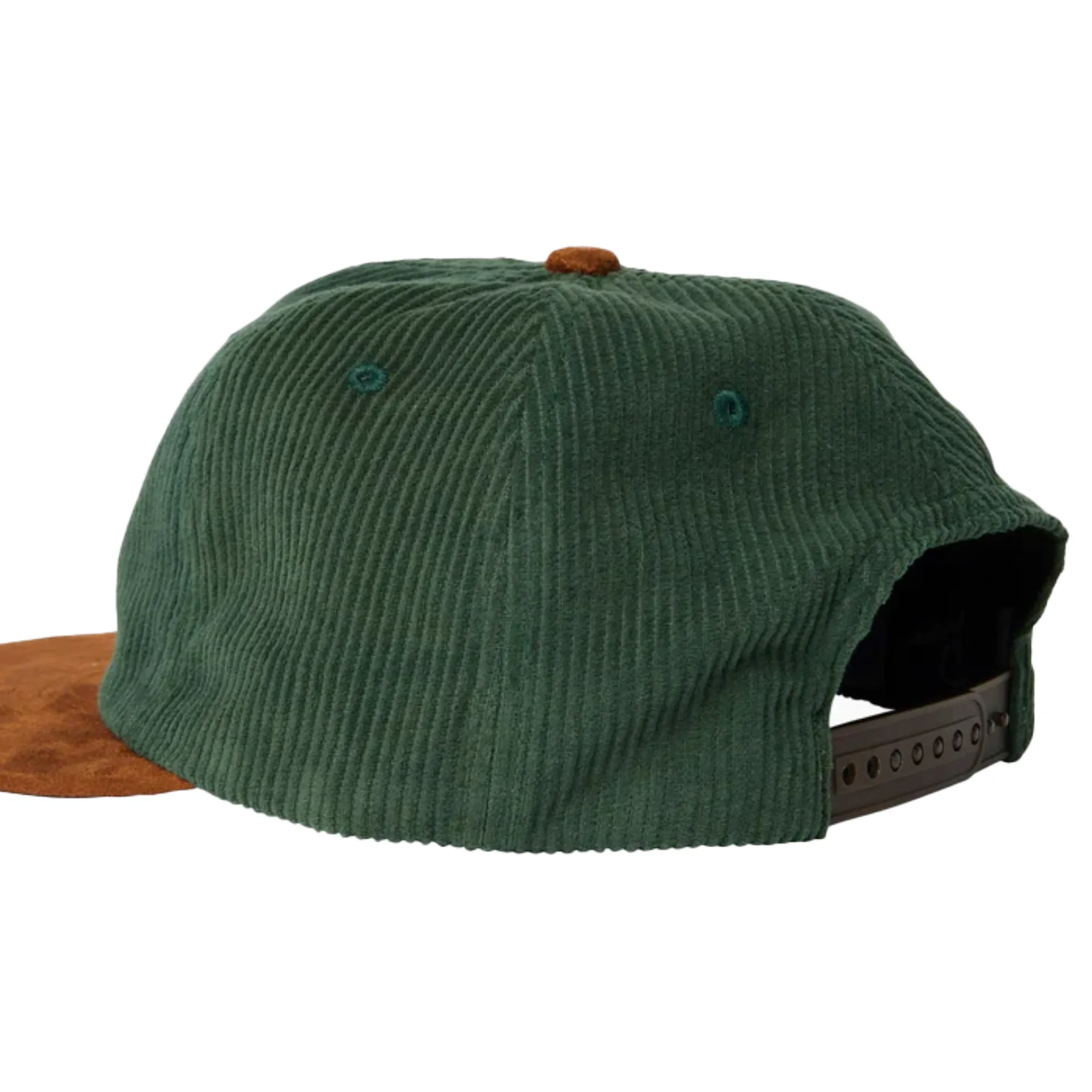 By Parra Painters Script Corduroy 6 Panel Hat Pine Green 50546