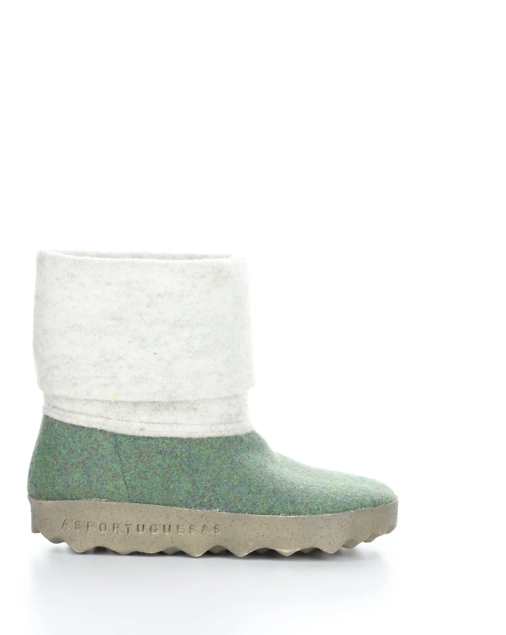 CADY137ASP Green Round Toe Boots