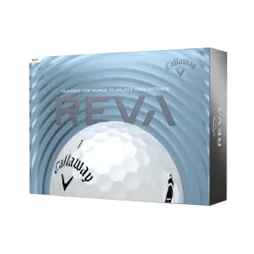 Callaway REVA Golf Balls 12 Pack White