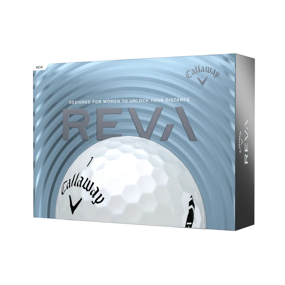 Callaway REVA Golf Balls 12 Pack White