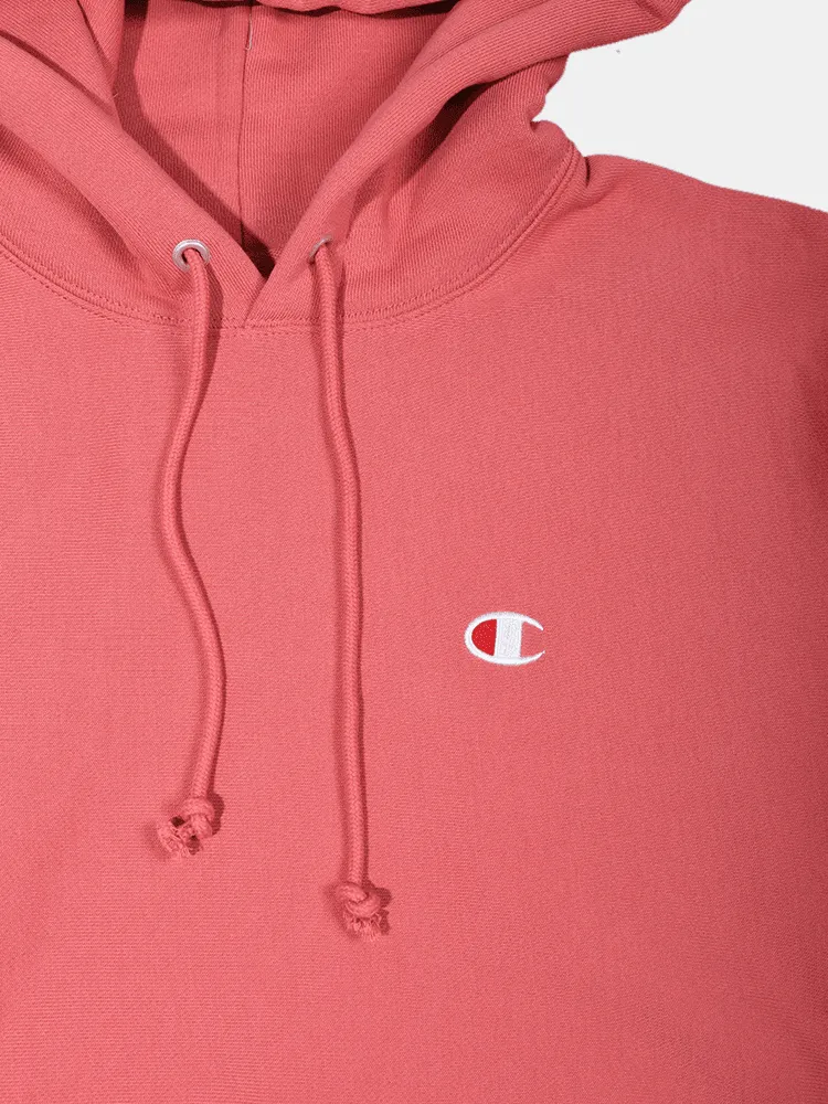 Champion Reverse Weave Small C Hood - Siesta Pink CSI