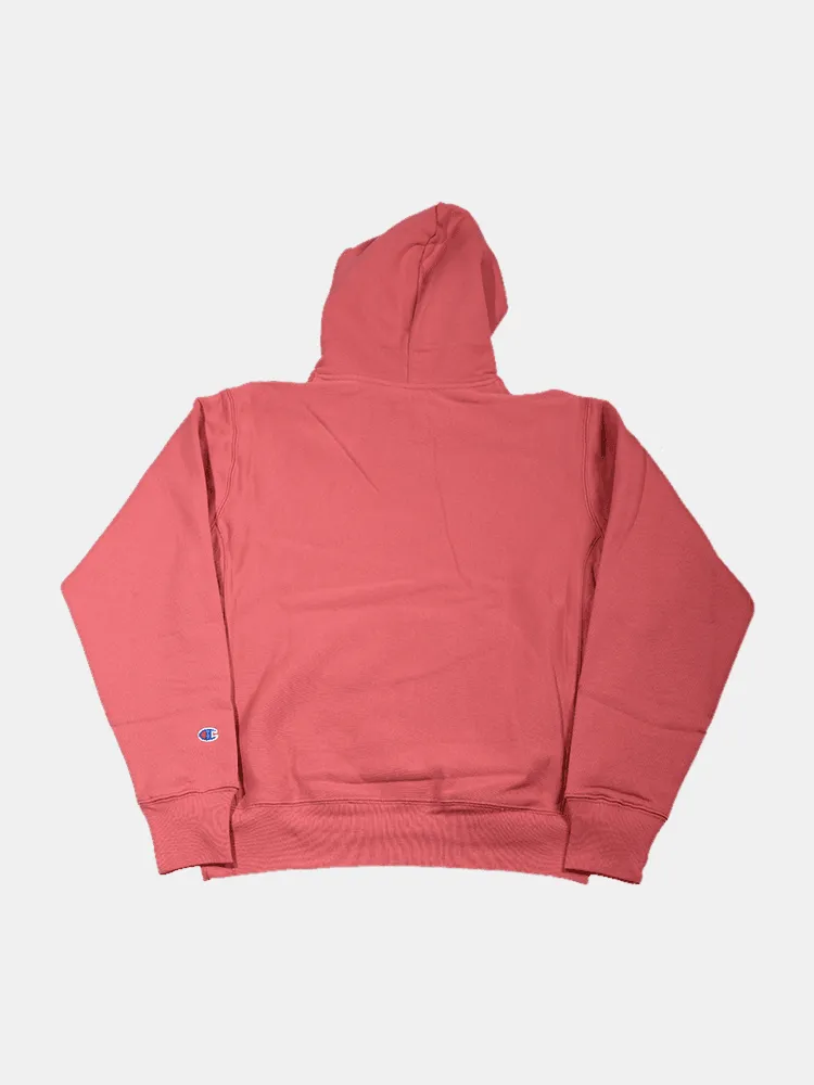 Champion Reverse Weave Small C Hood - Siesta Pink CSI