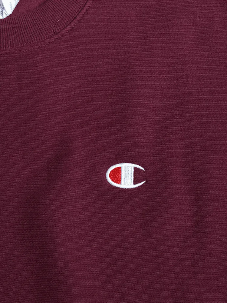 Champion Reverse Weave SML C Crew - Dark Berry Purple