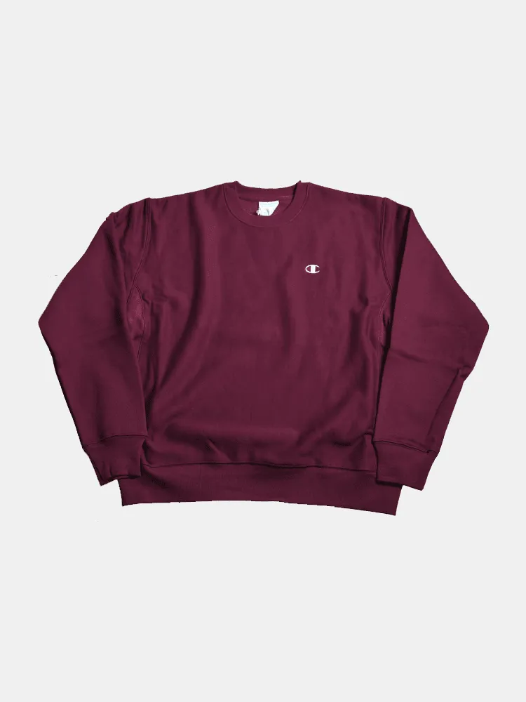 Champion Reverse Weave SML C Crew - Dark Berry Purple