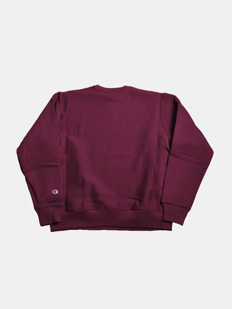 Champion Reverse Weave SML C Crew - Dark Berry Purple