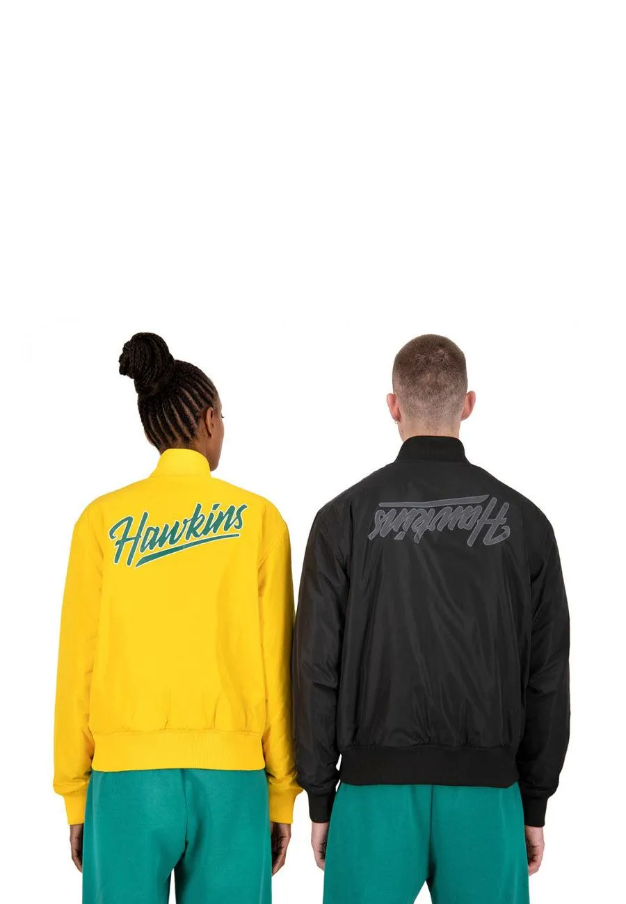 CHAMPION x STRANGER THINGS Giubbotto Reversibile Zip Unisex Hawkins Nero Giallo 217754