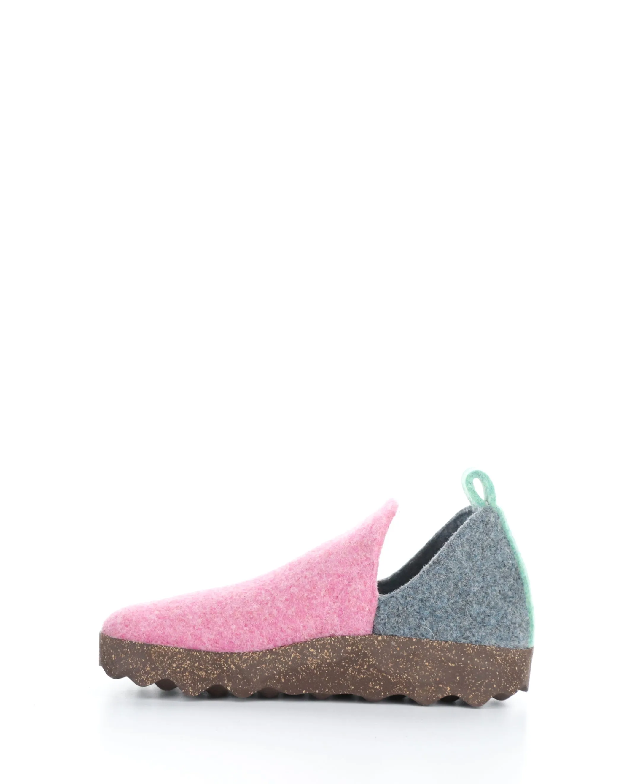 CITY086ASP 020 PINK/GREY BLUE Round Toe Shoes