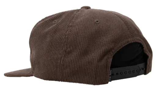 DARK SEAS - TRIDENTS CORDUROY HAT - BROWN