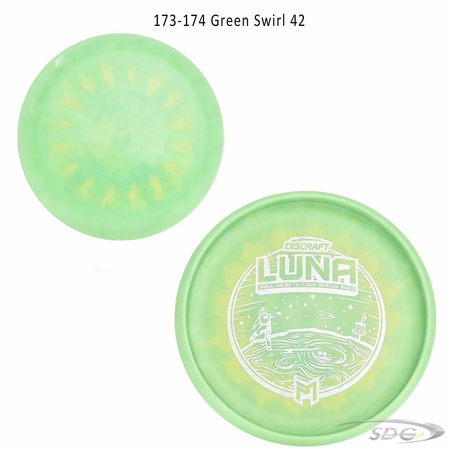 Discraft ESP Luna Bottom Stamp 2023 Paul McBeth Tour Series Disc Golf Putter