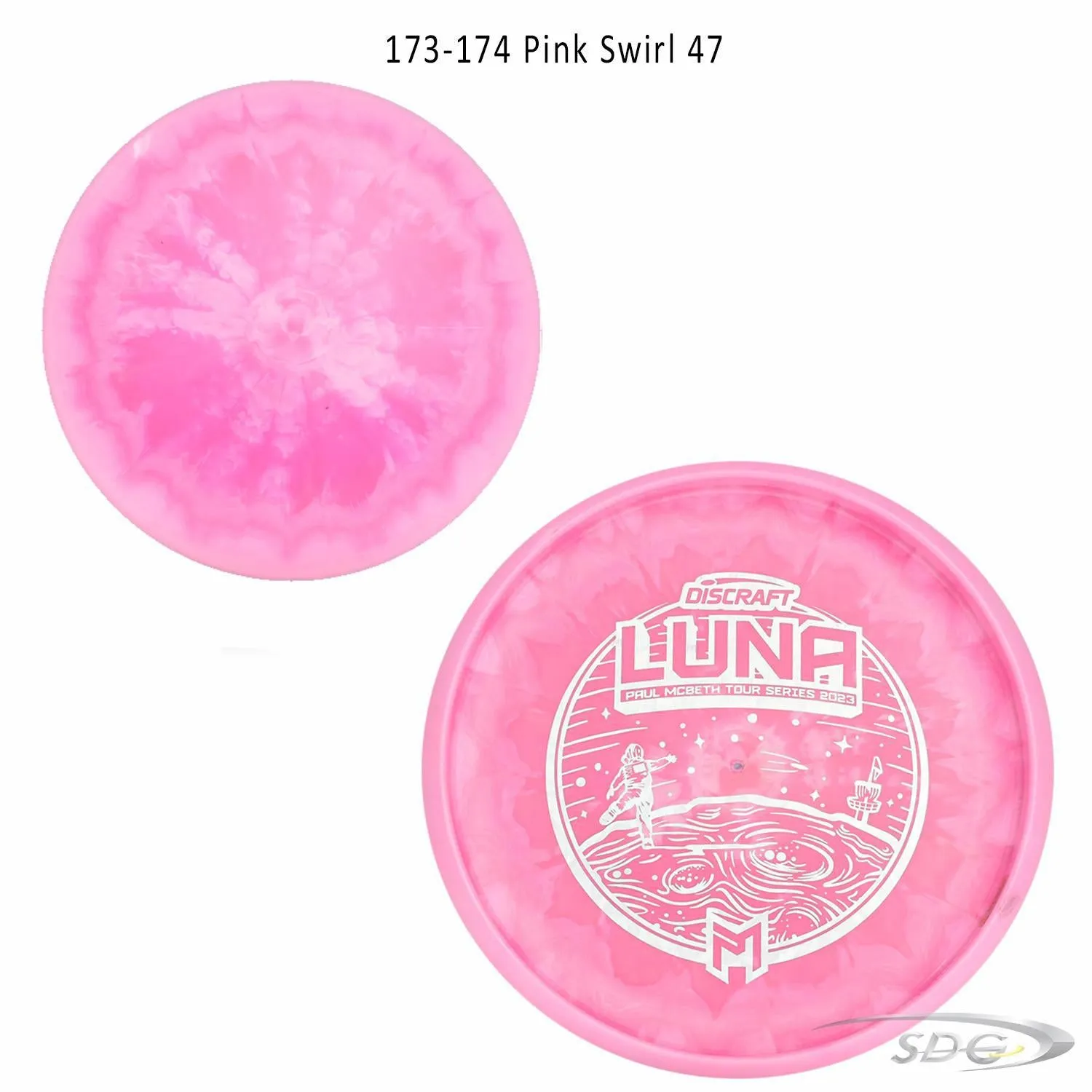 Discraft ESP Luna Bottom Stamp 2023 Paul McBeth Tour Series Disc Golf Putter