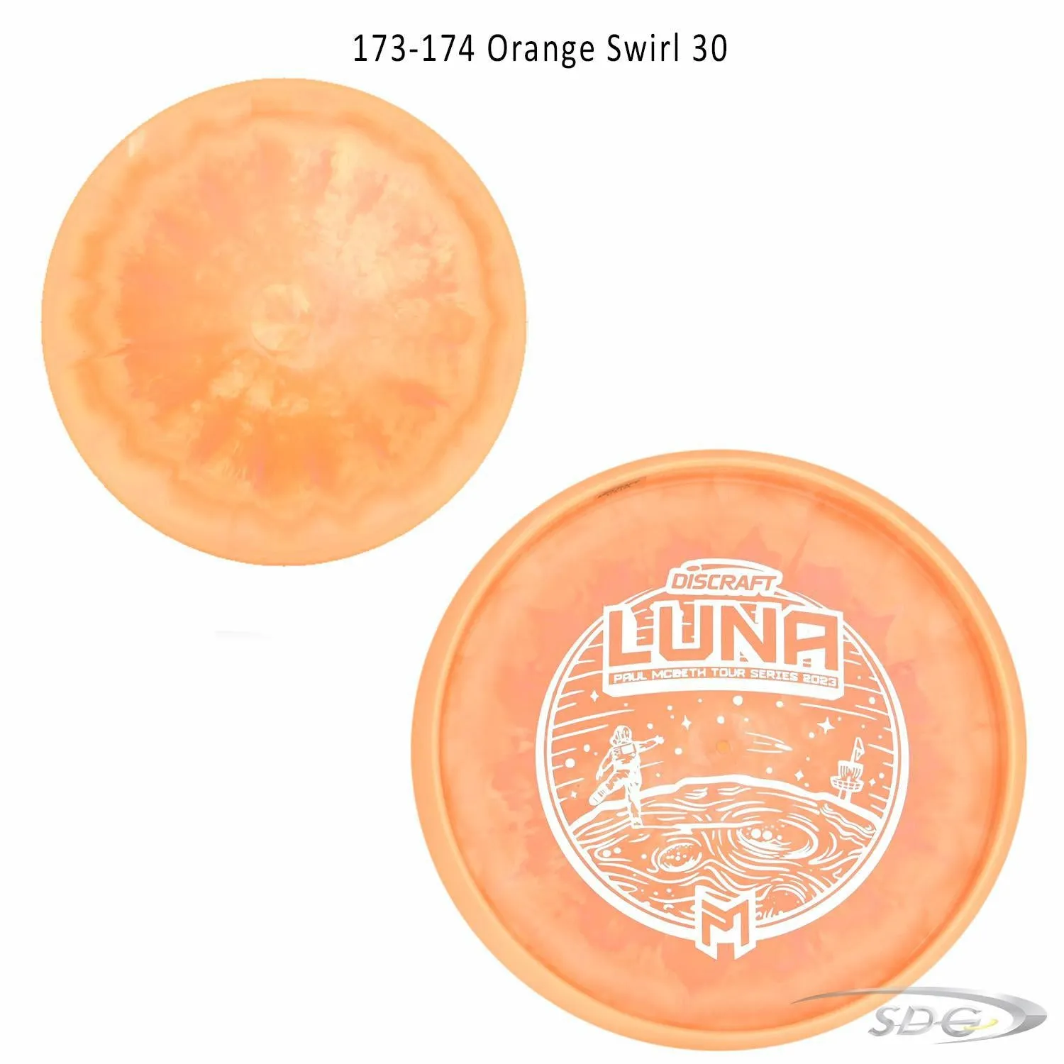 Discraft ESP Luna Bottom Stamp 2023 Paul McBeth Tour Series Disc Golf Putter