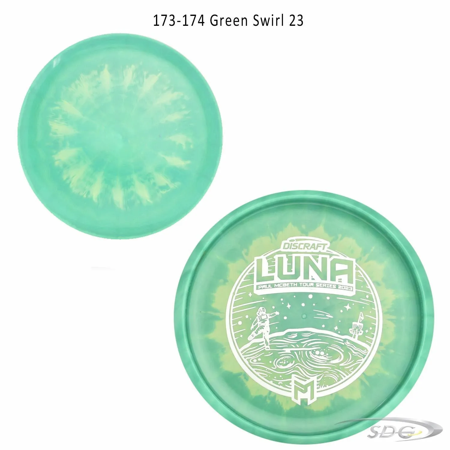 Discraft ESP Luna Bottom Stamp 2023 Paul McBeth Tour Series Disc Golf Putter