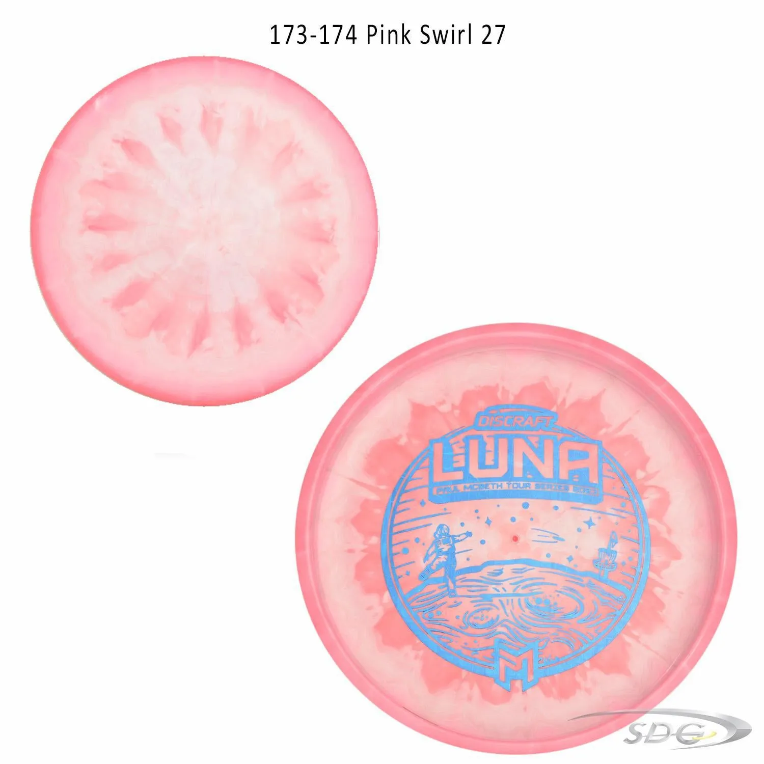 Discraft ESP Luna Bottom Stamp 2023 Paul McBeth Tour Series Disc Golf Putter