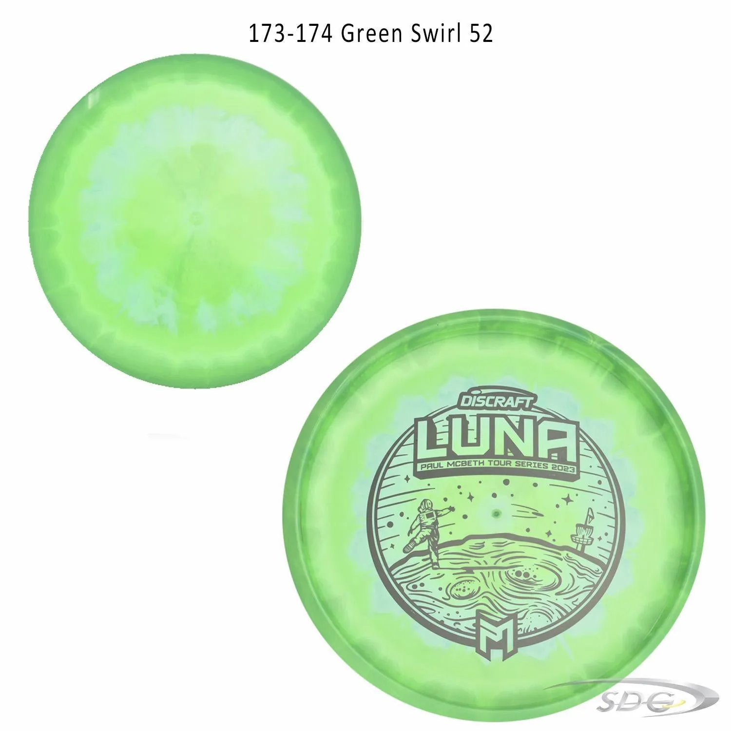 Discraft ESP Luna Bottom Stamp 2023 Paul McBeth Tour Series Disc Golf Putter