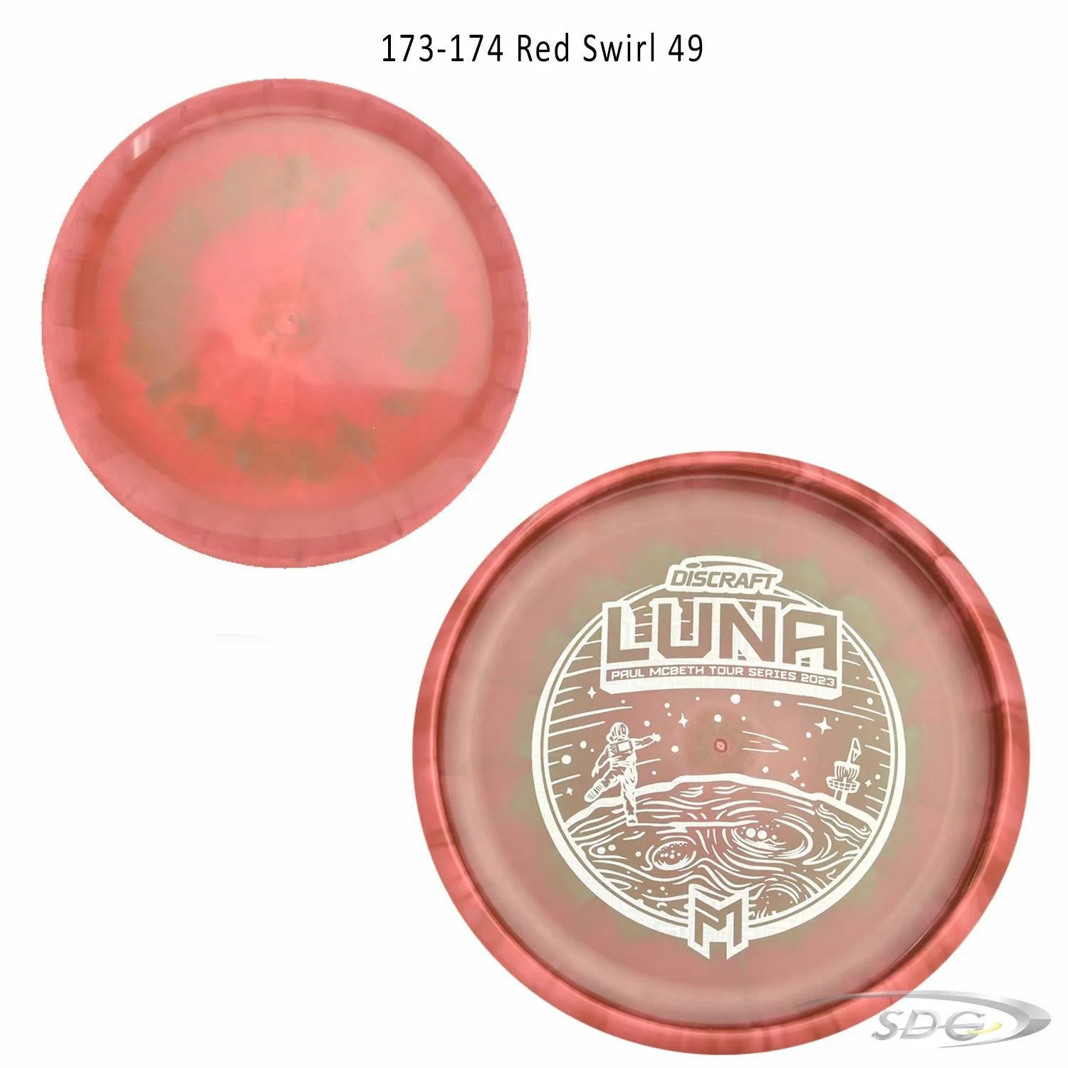 Discraft ESP Luna Bottom Stamp 2023 Paul McBeth Tour Series Disc Golf Putter