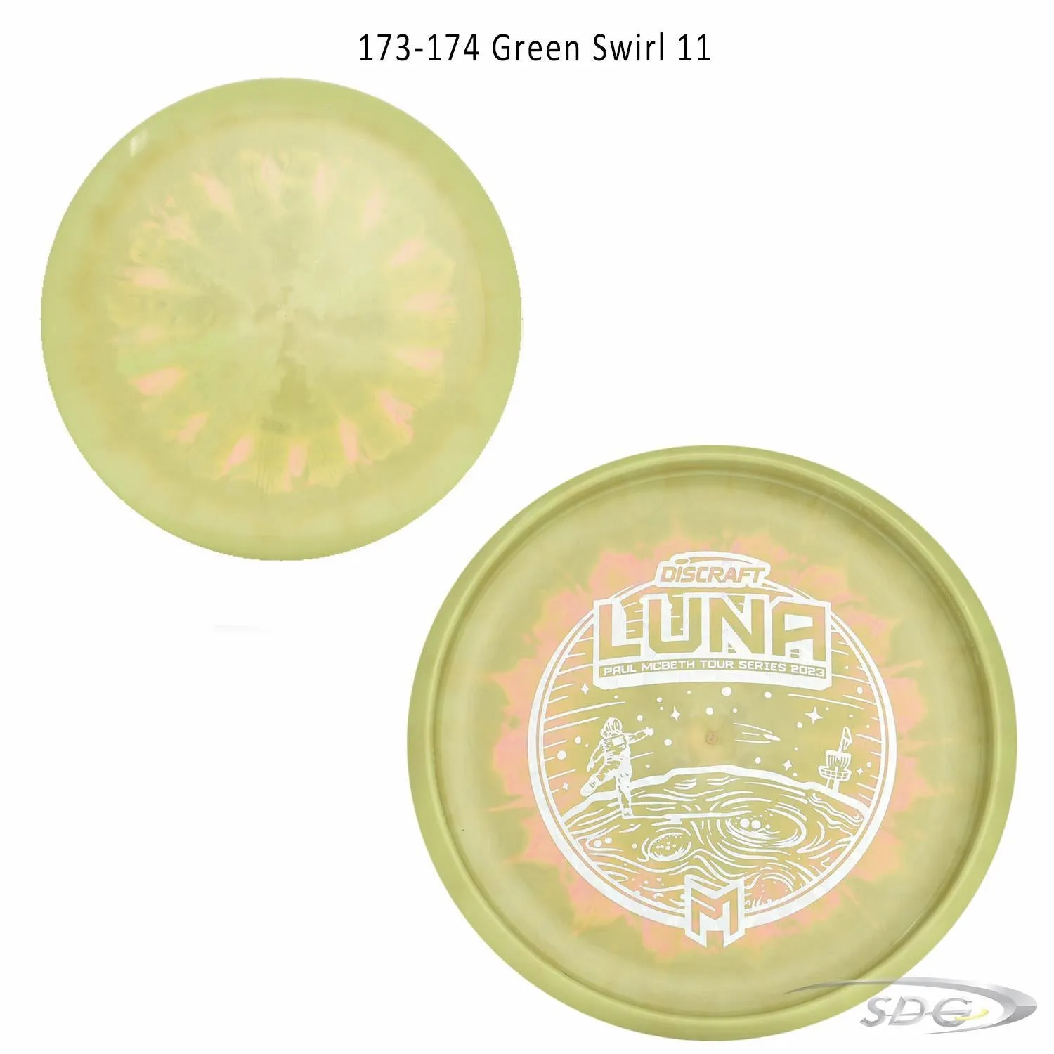 Discraft ESP Luna Bottom Stamp 2023 Paul McBeth Tour Series Disc Golf Putter