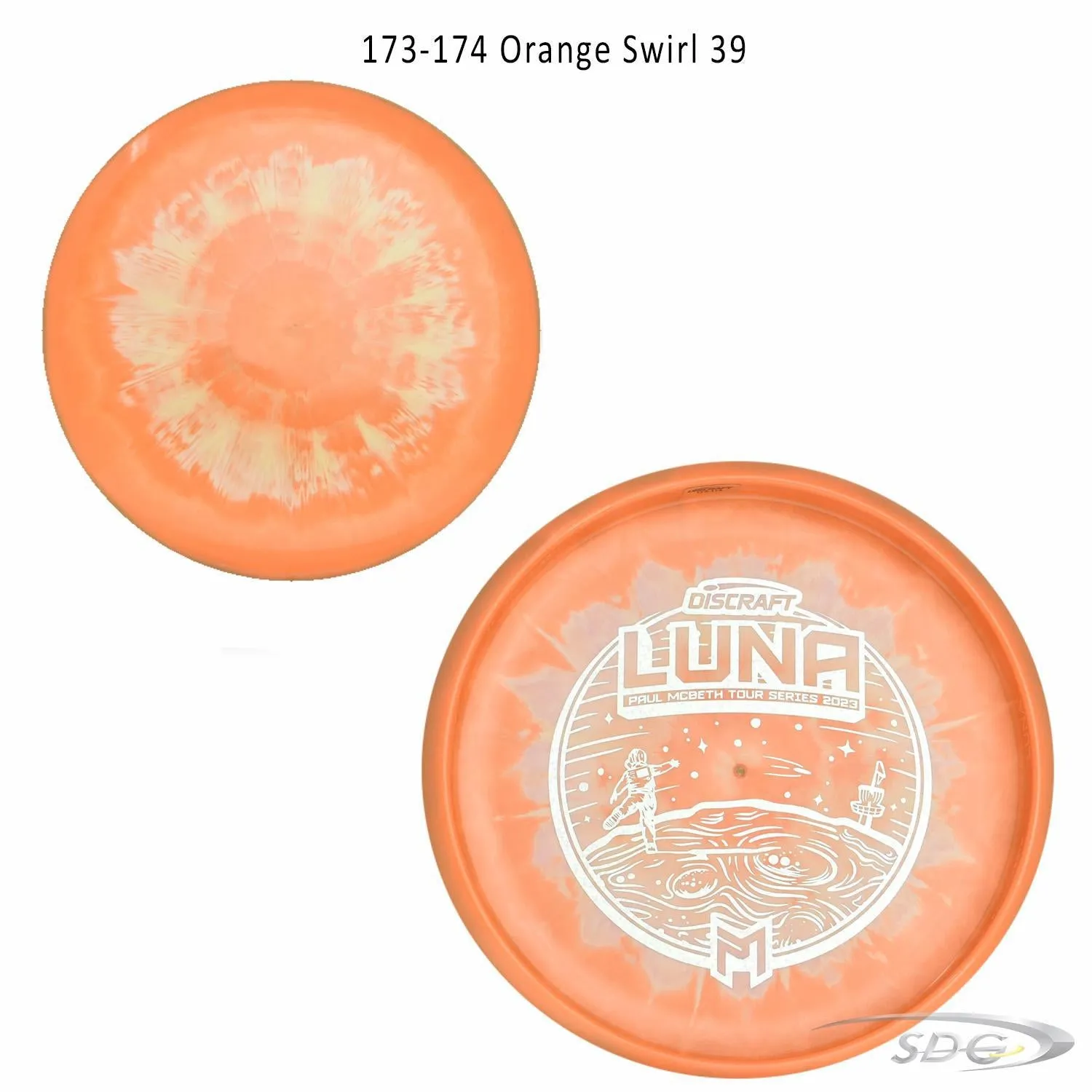 Discraft ESP Luna Bottom Stamp 2023 Paul McBeth Tour Series Disc Golf Putter