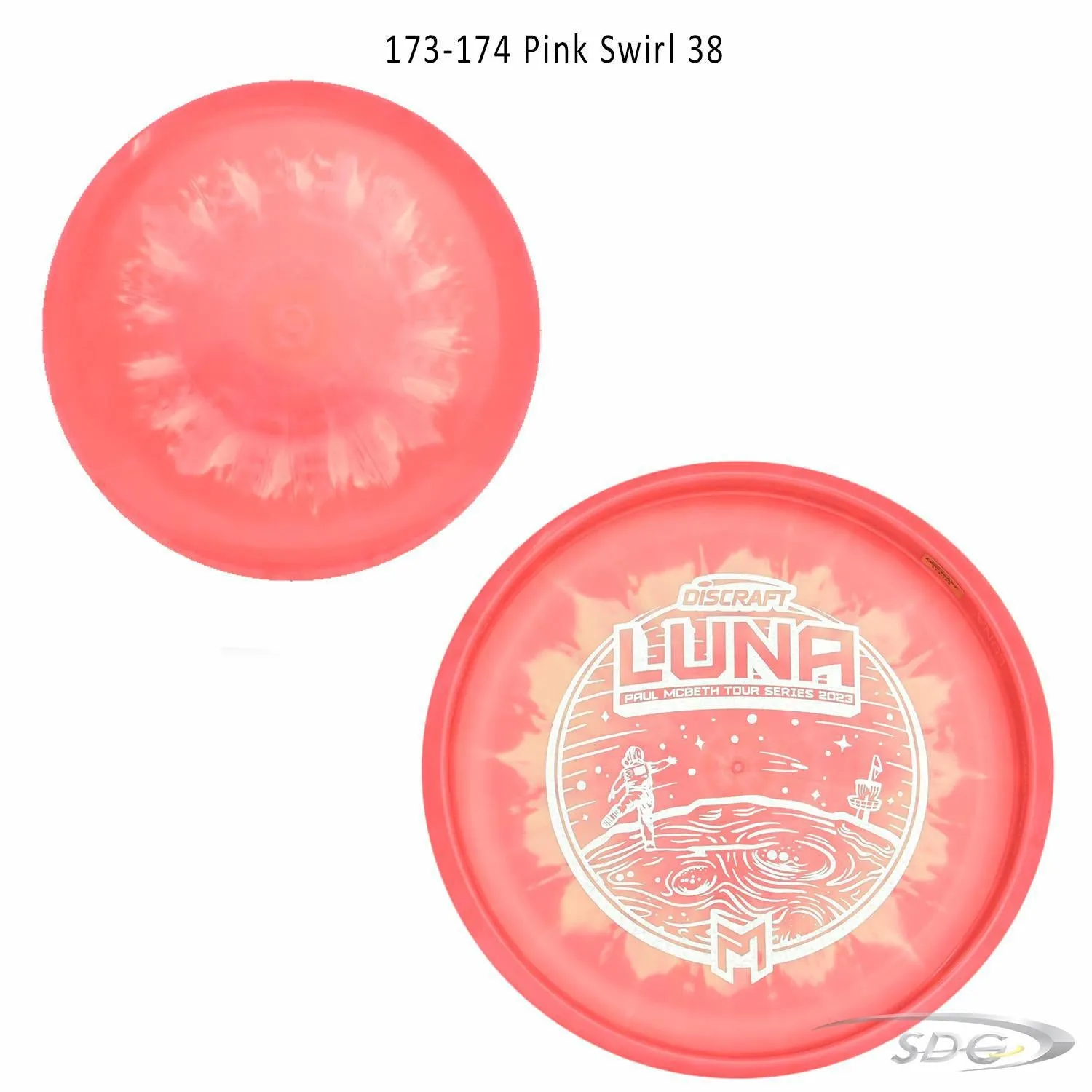 Discraft ESP Luna Bottom Stamp 2023 Paul McBeth Tour Series Disc Golf Putter