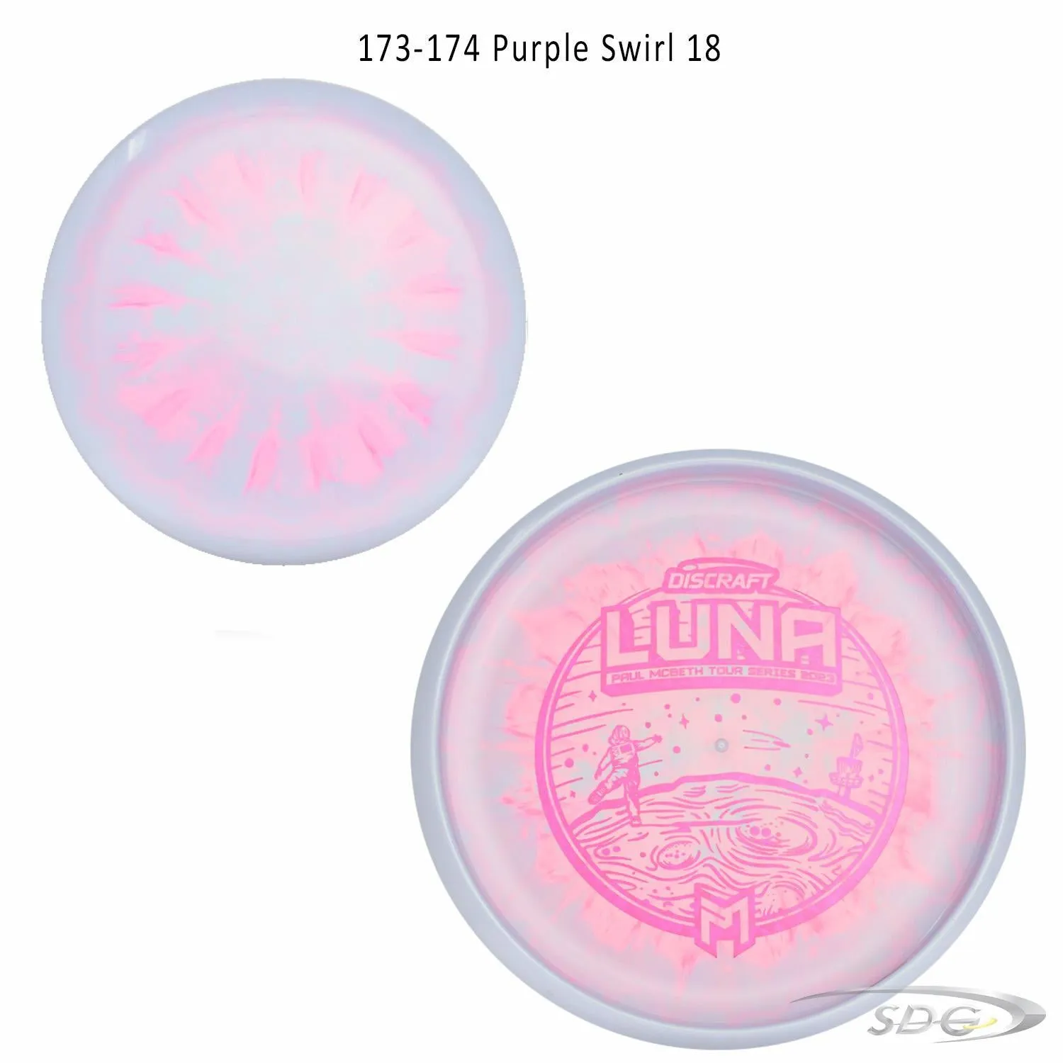 Discraft ESP Luna Bottom Stamp 2023 Paul McBeth Tour Series Disc Golf Putter