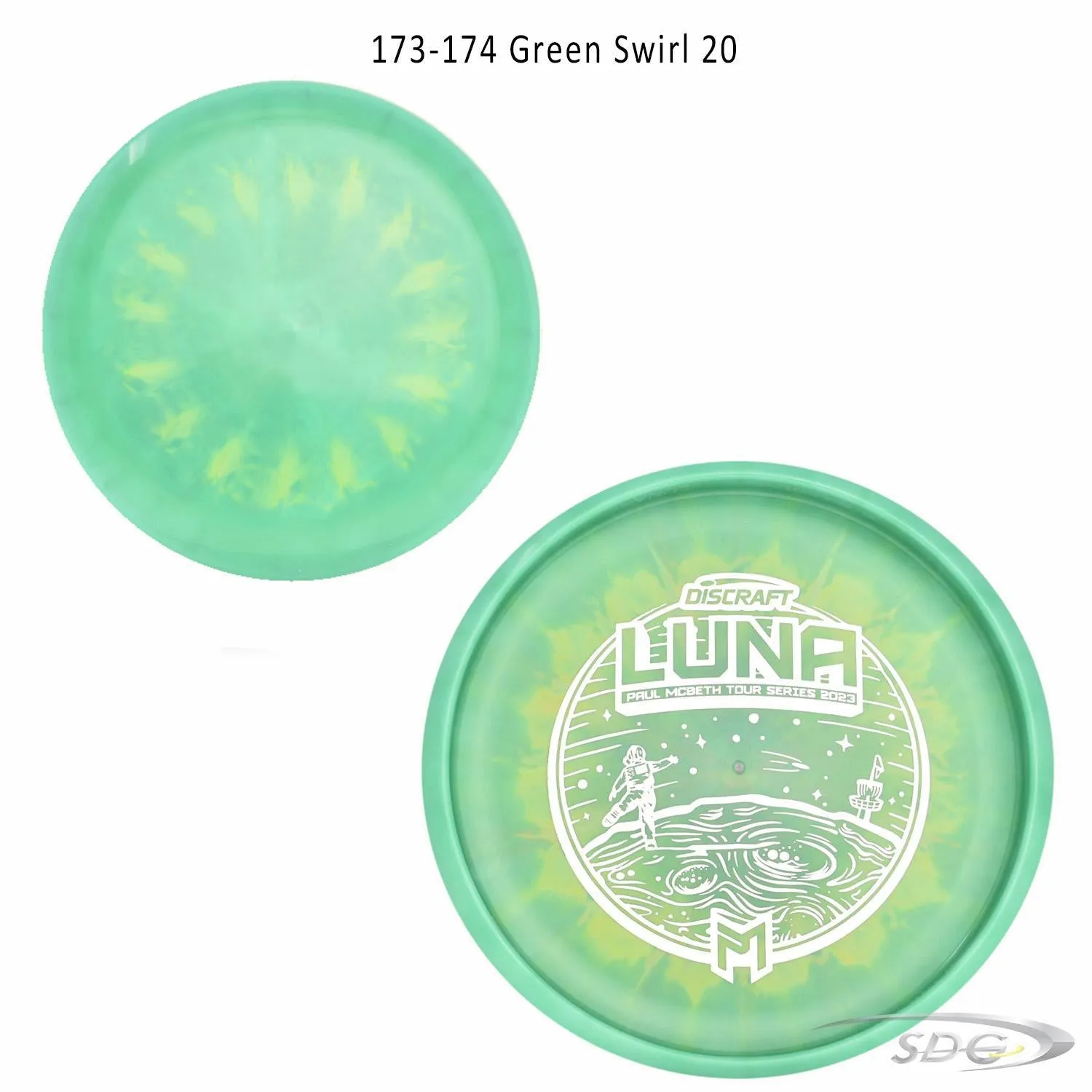 Discraft ESP Luna Bottom Stamp 2023 Paul McBeth Tour Series Disc Golf Putter