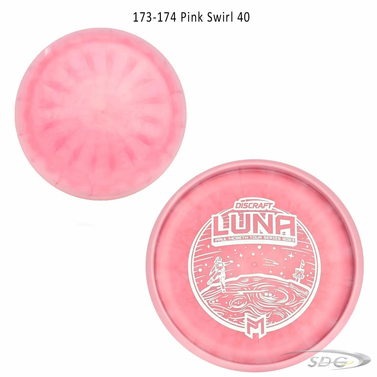 Discraft ESP Luna Bottom Stamp 2023 Paul McBeth Tour Series Disc Golf Putter