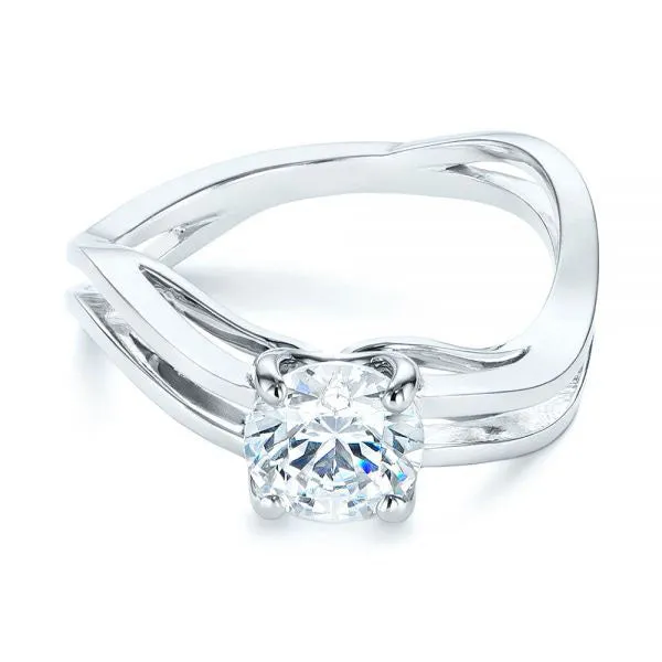 Double Strand Solitaire Diamond Engagement Ring [Setting Only] - EC031