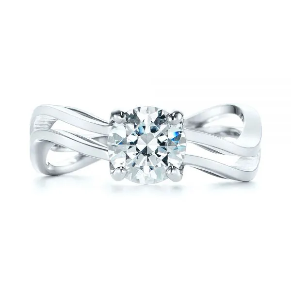 Double Strand Solitaire Diamond Engagement Ring [Setting Only] - EC031