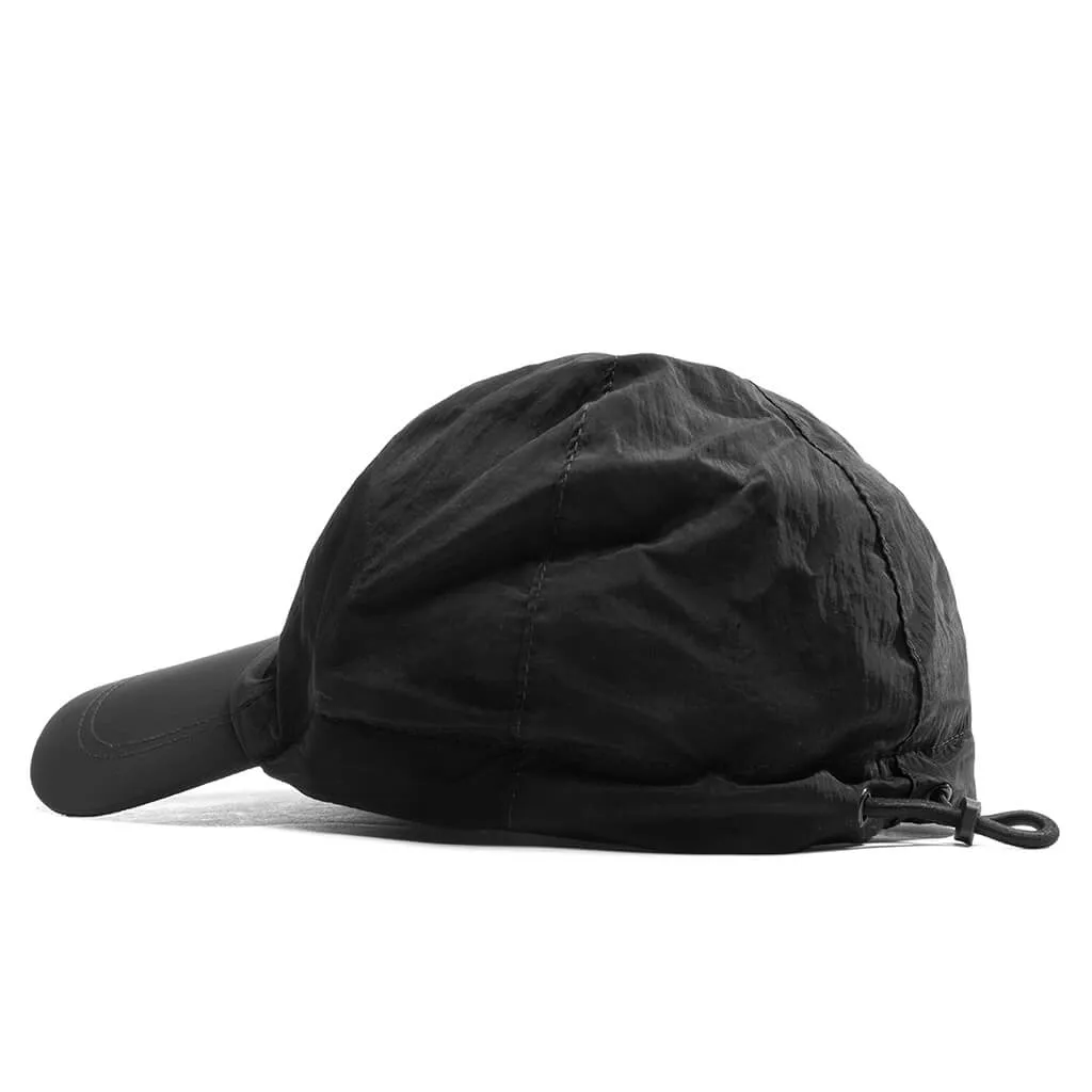 Econyl Regenerated Nylon 6-Panel Cap - Black