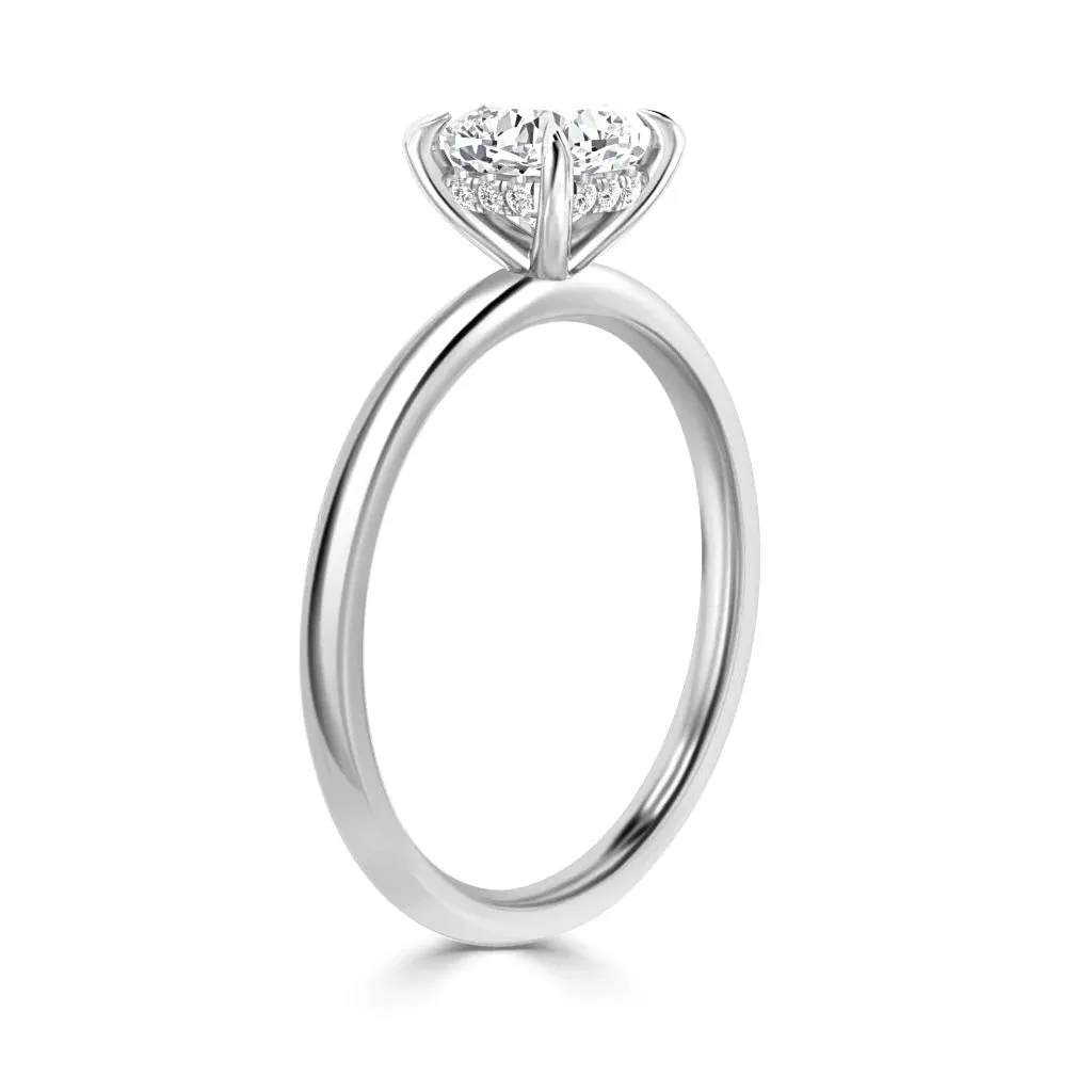 Edith - 18ct White Gold - Cushion