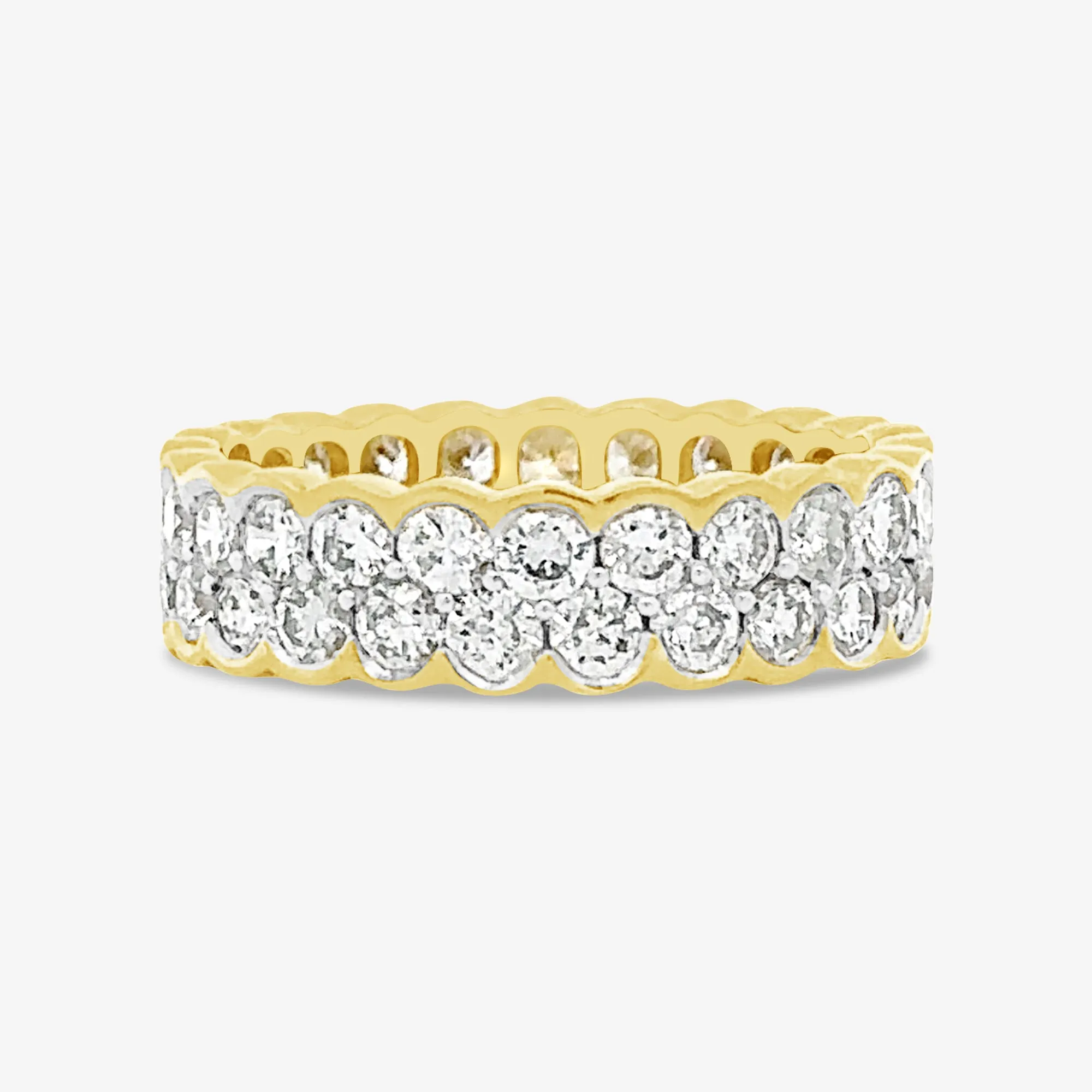 Eternity 2 Row Diamond Ring