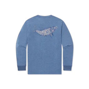 FieldTec™ Heathered Tee - Tarpon Whispers - Long Sleeve